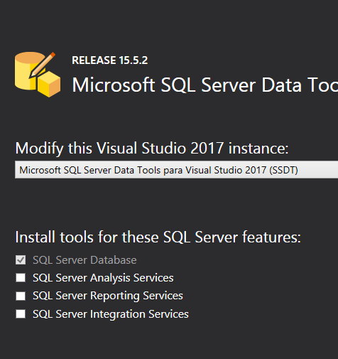download sql server data tools 2017